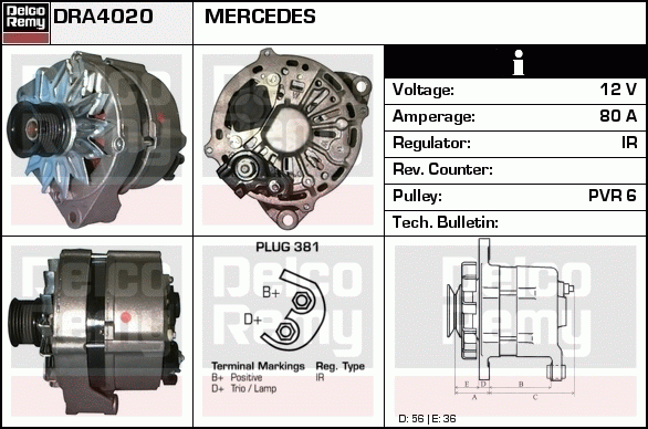 Alternateur Remanufactured REMY (Light Duty)