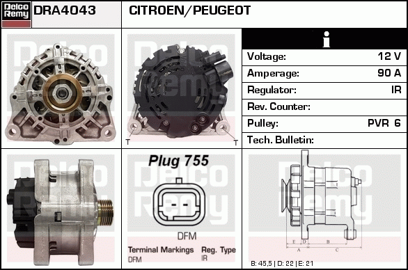 Alternateur Remanufactured REMY (Light Duty)