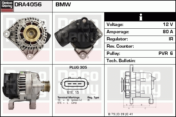 Alternateur Remanufactured REMY (Light Duty)