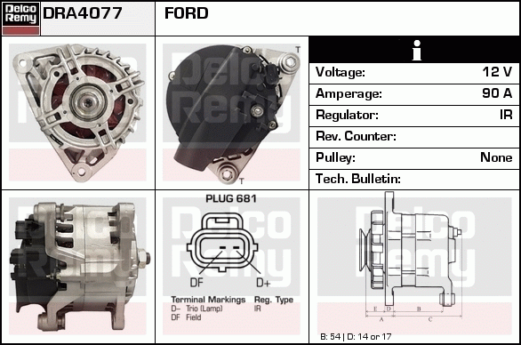 Alternateur Remanufactured REMY (Light Duty)