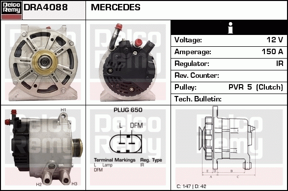 Alternateur Remanufactured REMY (Light Duty)