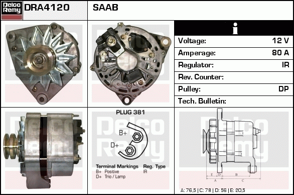 Alternateur Remanufactured REMY (Light Duty)