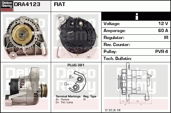 Alternateur Remanufactured REMY (Light Duty)