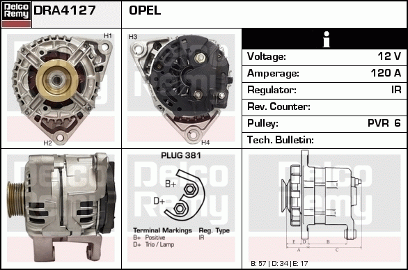 Alternateur Remanufactured REMY (Light Duty)