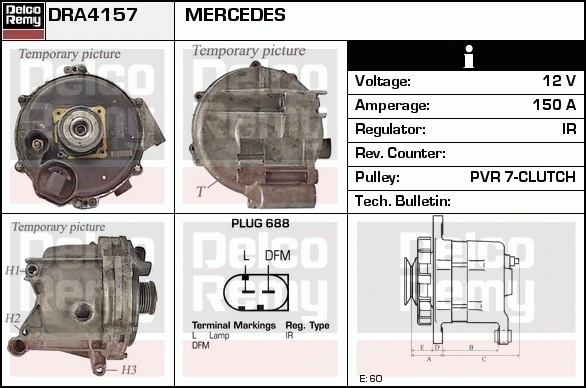 Alternateur Remanufactured REMY (Light Duty)