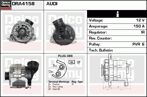 Alternateur Remanufactured REMY (Light Duty)