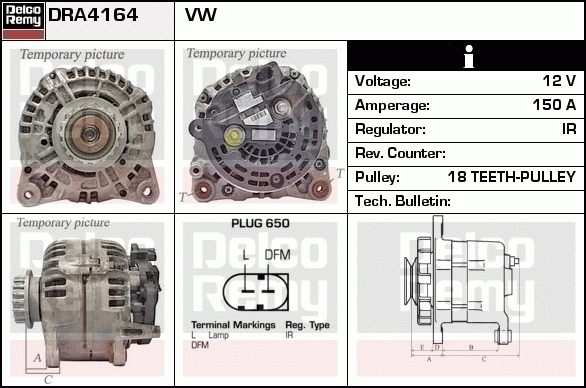 Alternateur Remanufactured REMY (Light Duty)