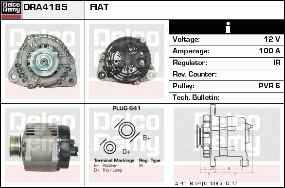 Alternateur Remanufactured REMY (Light Duty)