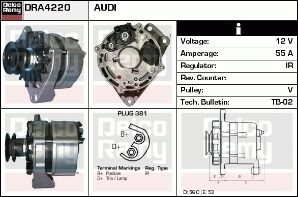 Alternateur Remanufactured REMY (Light Duty)