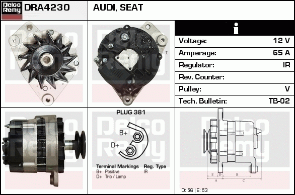 Alternateur Remanufactured REMY (Light Duty)