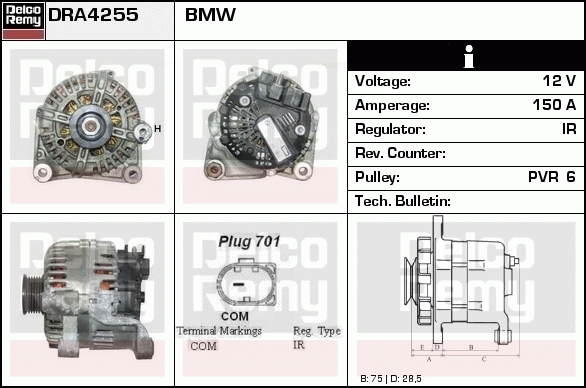 Alternateur Remanufactured REMY (Light Duty)