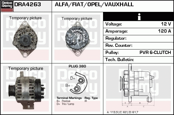 Alternateur Remanufactured REMY (Light Duty)