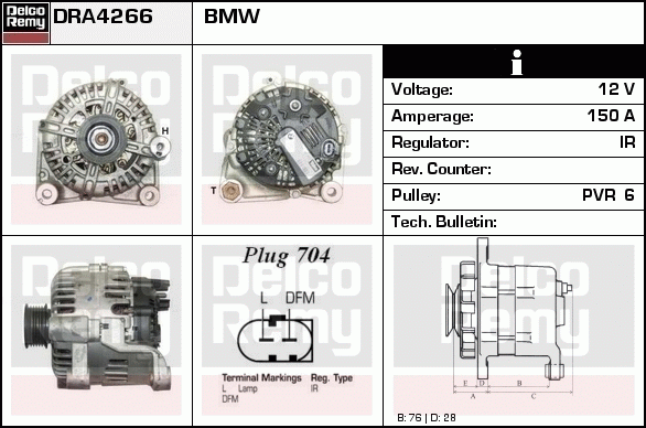 Alternateur Remanufactured REMY (Light Duty)