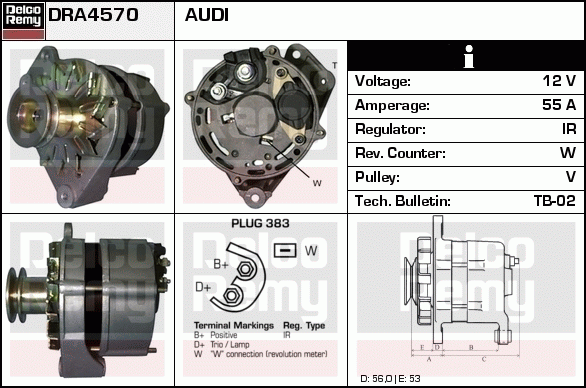 Alternateur Remanufactured REMY (Light Duty)