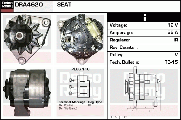 Alternateur Remanufactured REMY (Light Duty)