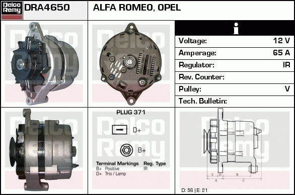 Alternateur Remanufactured REMY (Light Duty)