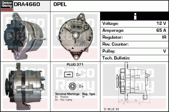 Alternateur Remanufactured REMY (Light Duty)