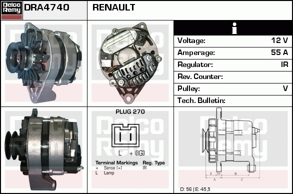 Alternateur Remanufactured REMY (Light Duty)