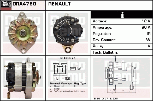 Alternateur Remanufactured REMY (Light Duty)