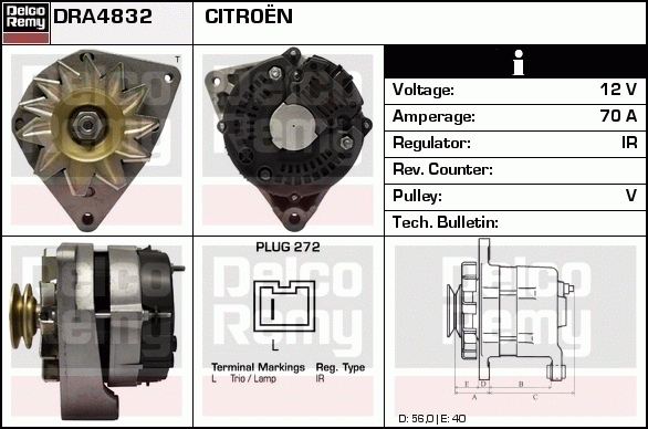 Alternateur Remanufactured REMY (Light Duty)