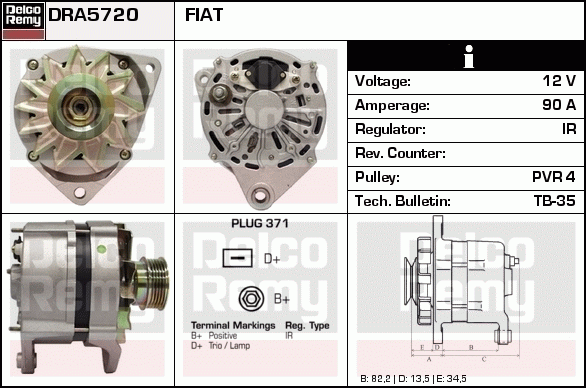 Alternateur Remanufactured REMY (Light Duty)