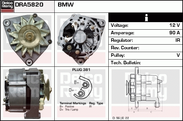 Alternateur Remanufactured REMY (Light Duty)