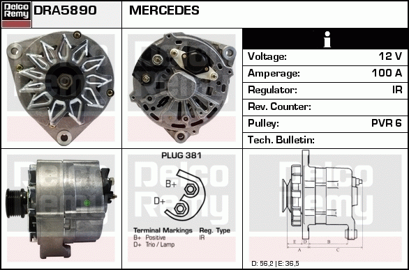 Alternateur Remanufactured REMY (Light Duty)