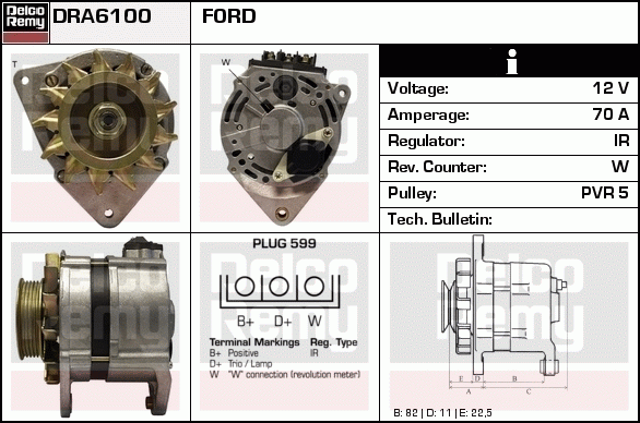 Alternateur Remanufactured REMY (Light Duty)