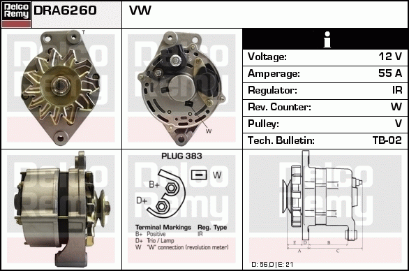 Alternateur Remanufactured REMY (Light Duty)