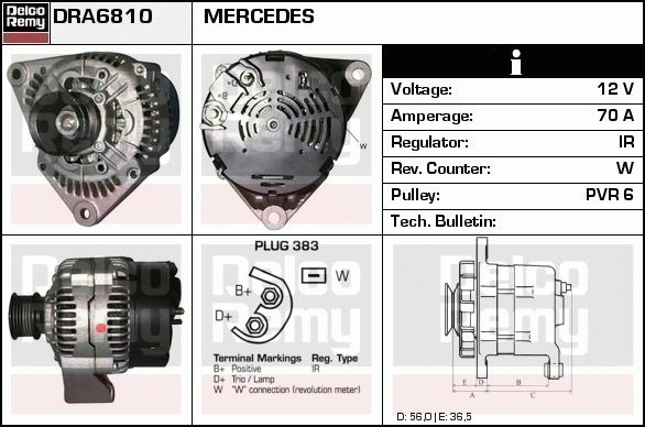 Alternateur Remanufactured REMY (Light Duty)