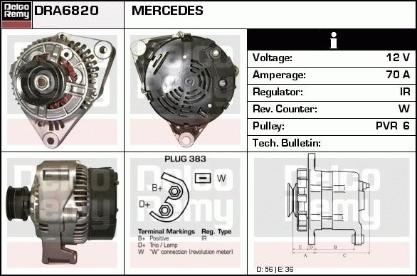 Alternateur Remanufactured REMY (Light Duty)