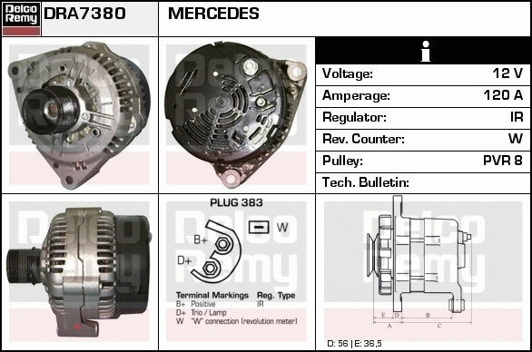 Alternateur Remanufactured REMY (Light Duty)