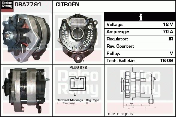 Alternateur Remanufactured REMY (Light Duty)