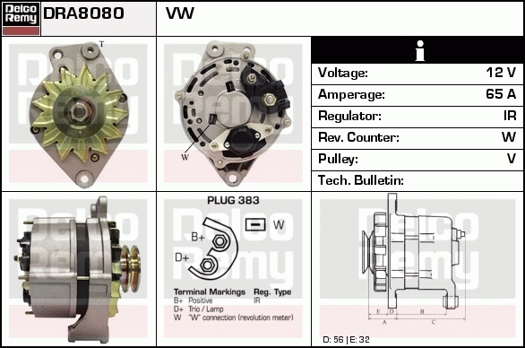 Alternateur Remanufactured REMY (Light Duty)