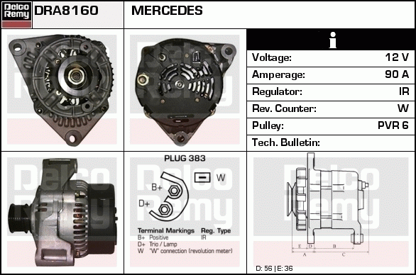 Alternateur Remanufactured REMY (Light Duty)