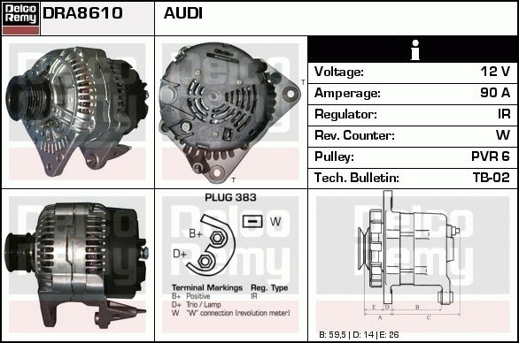 Alternateur Remanufactured REMY (Light Duty)