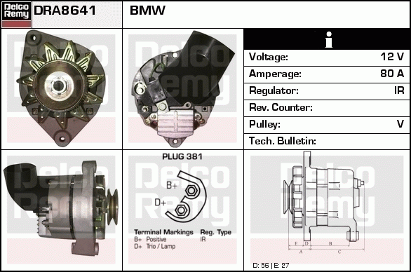 Alternateur Remanufactured REMY (Light Duty)