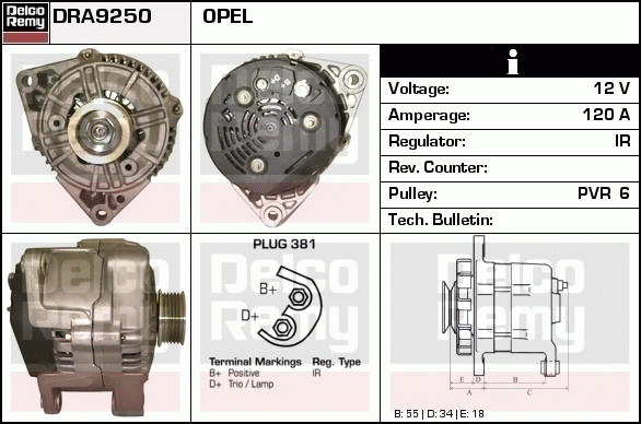 Alternateur Remanufactured REMY (Light Duty)