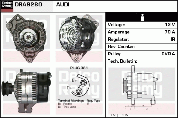 Alternateur Remanufactured REMY (Light Duty)