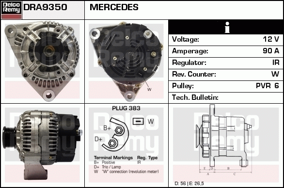 Alternateur Remanufactured REMY (Light Duty)