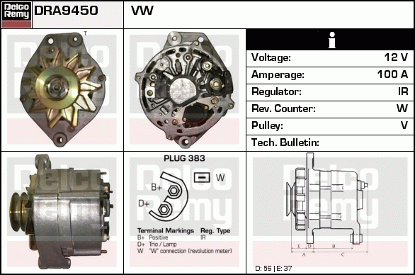 Alternateur Remanufactured REMY (Light Duty)