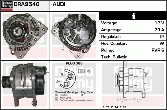 Alternateur Remanufactured REMY (Light Duty)