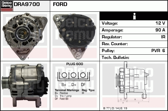 Alternateur Remanufactured REMY (Light Duty)