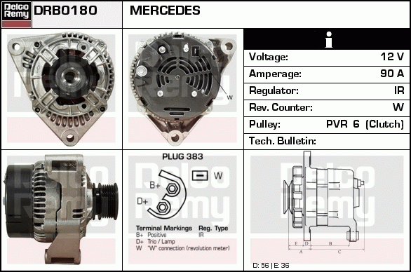 Alternateur Remanufactured REMY (Light Duty)