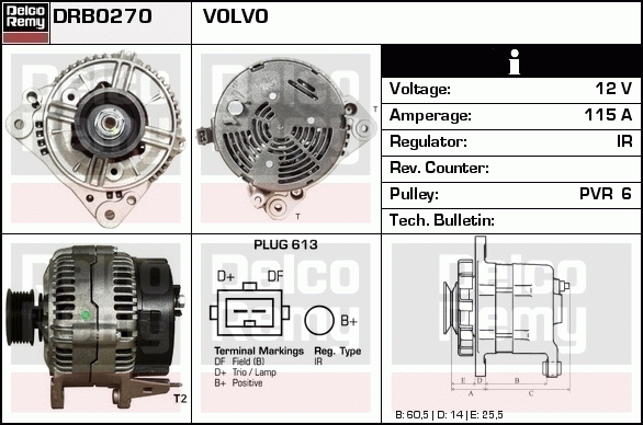 Alternateur Remanufactured REMY (Light Duty)