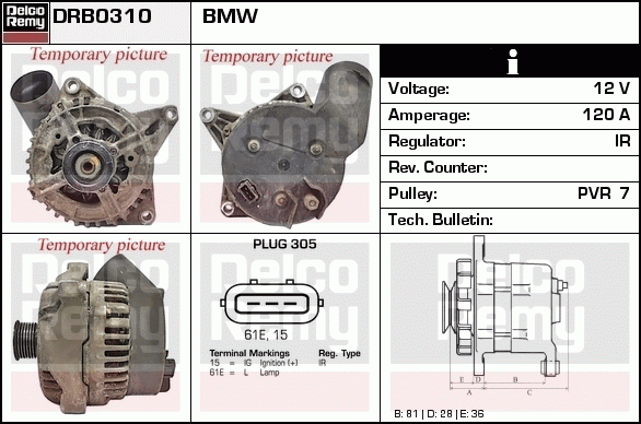 Alternateur Remanufactured REMY (Light Duty)