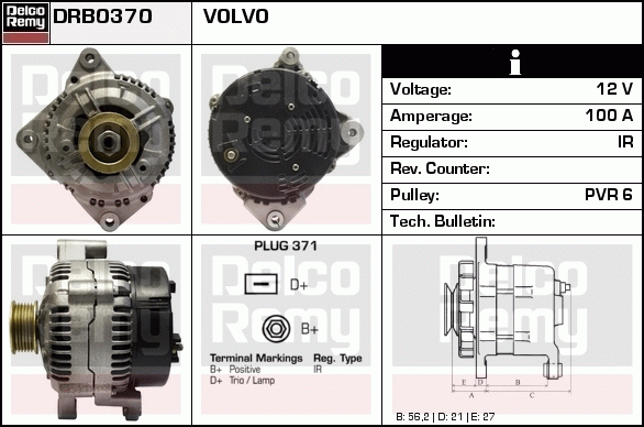 Alternateur Remanufactured REMY (Light Duty)