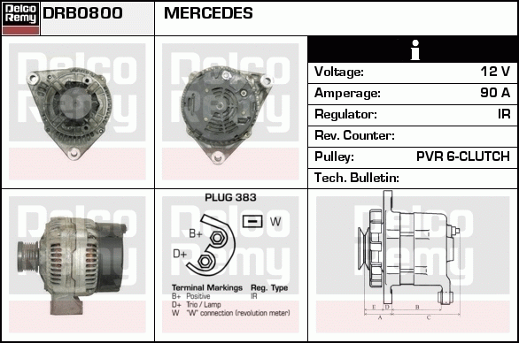 Alternateur Remanufactured REMY (Light Duty)