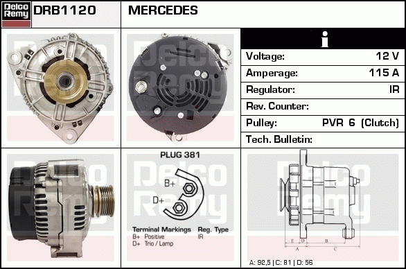 Alternateur Remanufactured REMY (Light Duty)