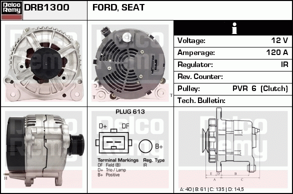 Alternateur Remanufactured REMY (Light Duty)